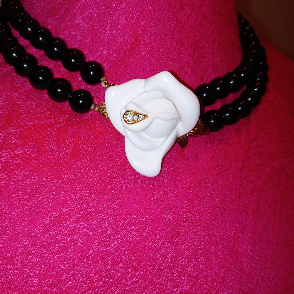 KJL Rose Necklace